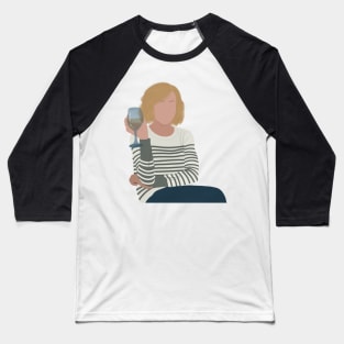 Modern Family Claire with Drink Meme Fan Art Baseball T-Shirt